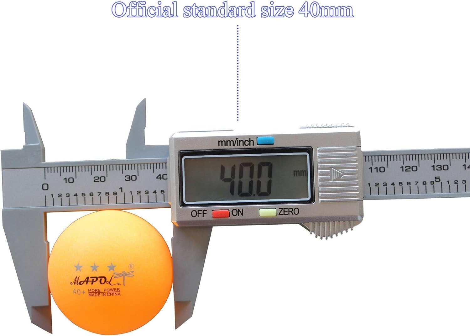 100 Counts 3-Star Orange Practice Ping Pong Balls Advanced Table Tennis Balls
