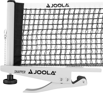 Snapper-Indoor Table Tennis Net Set Leisure Sports Height Adjustable with Locking Screw Clamping Technology Silver/Black, One Size