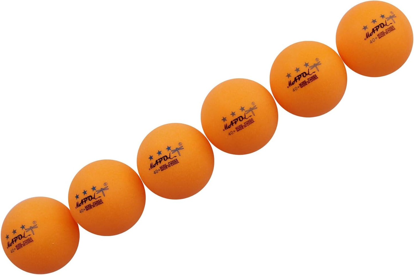 100 Counts 3-Star Orange Practice Ping Pong Balls Advanced Table Tennis Balls